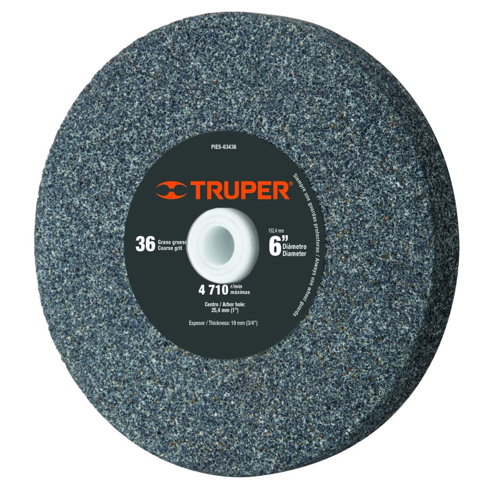 ProductoPIEDRA  PARA ESMERIL DE 6" COD. PIES-63436 TRUPER  16348