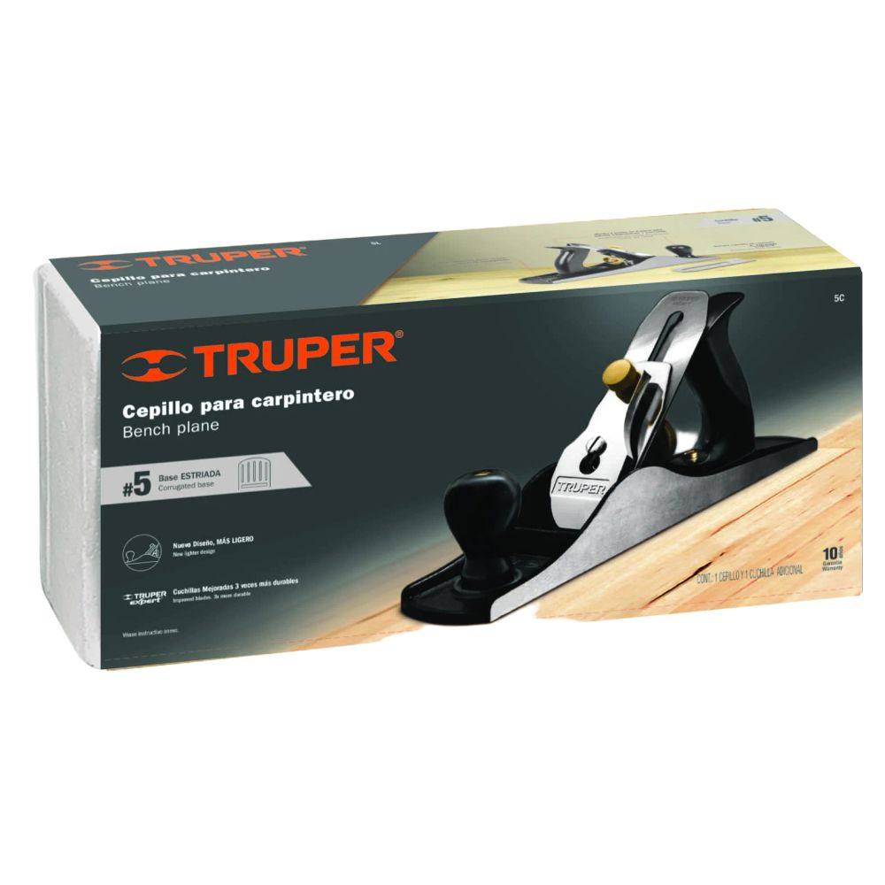ProductoCEPILLO CARPINTERO 5-C TRUPER CON REPUEST 12015