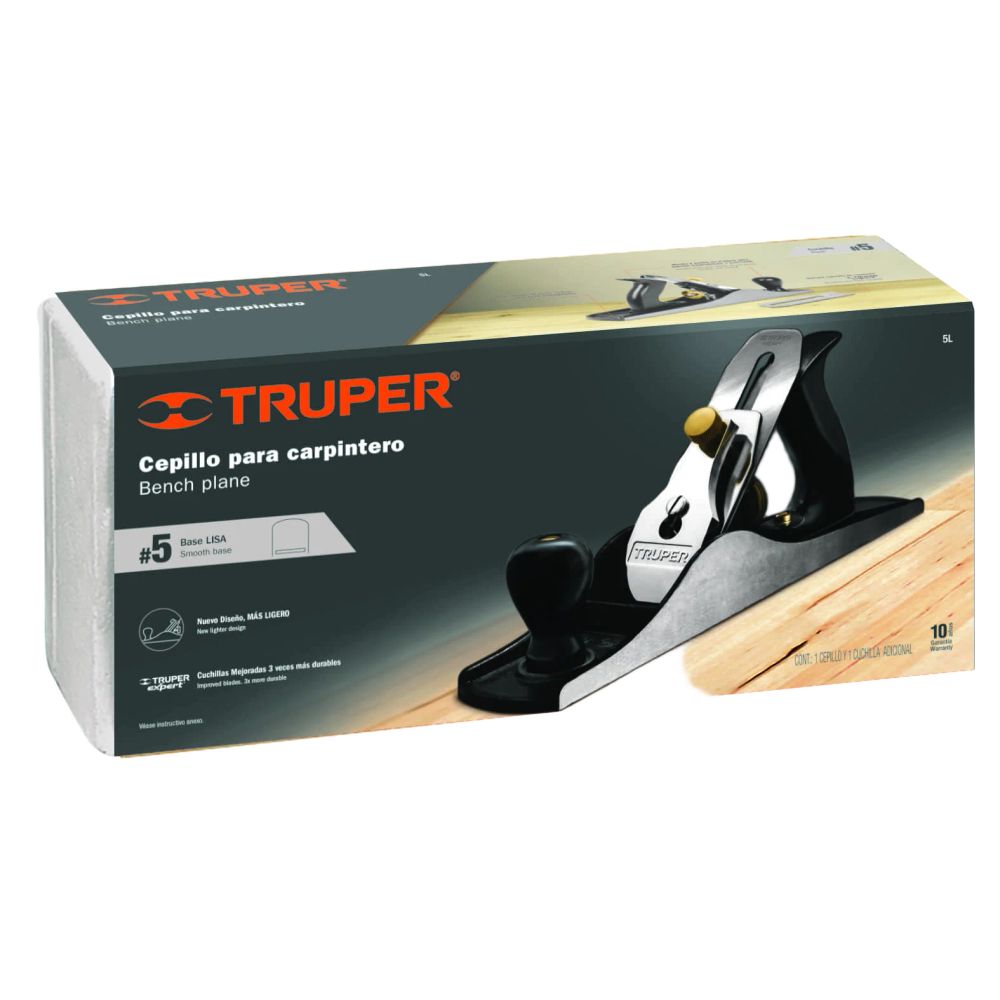 ProductoCEPILLO CARPINTERO 5-L TRUPER  12012
