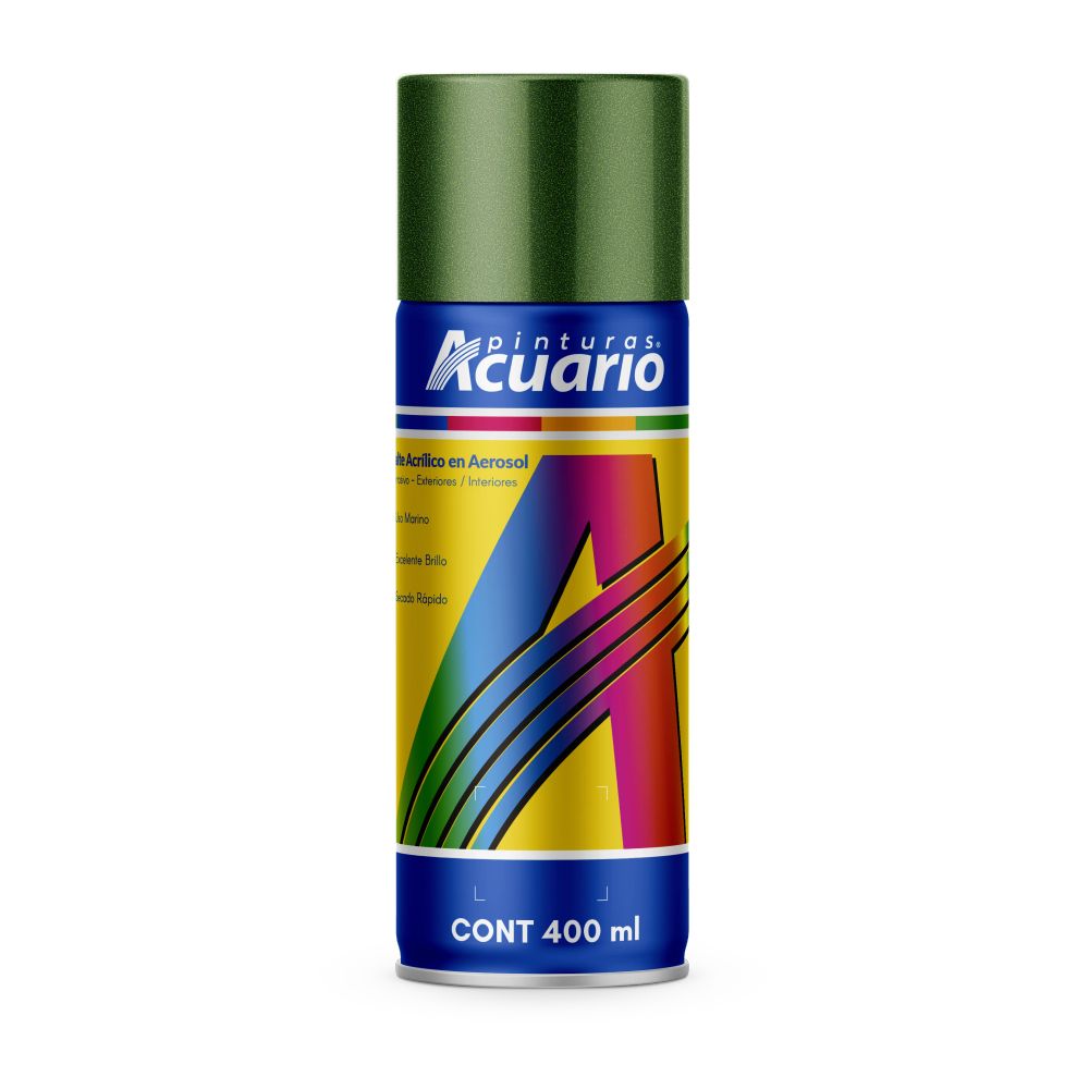 ProductoPINTURA SPRAY ACUARIO VERDE METALICO 781