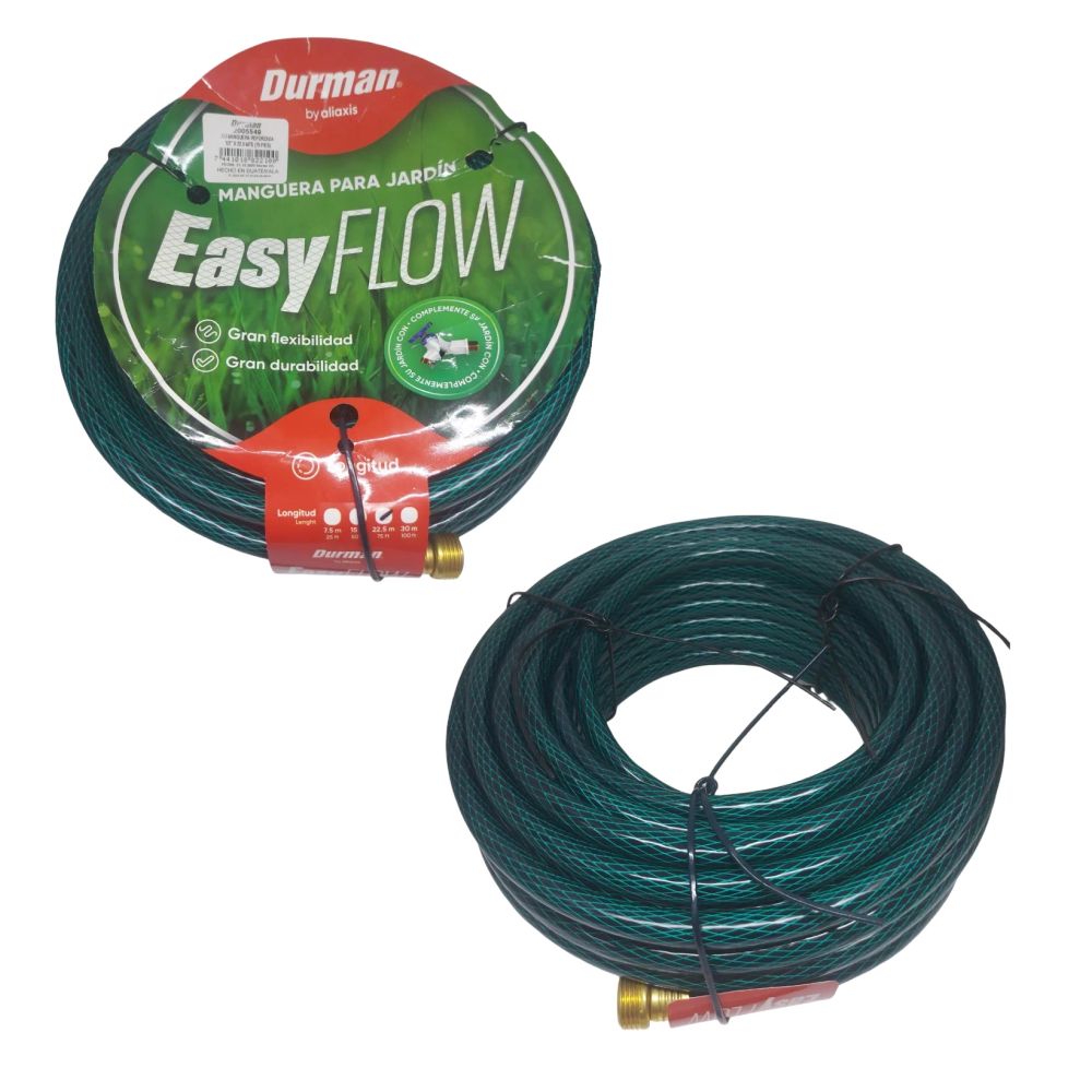 ProductoMANGUERA JARDIN 1/2 75 PIES REFORZADA DURMAN
