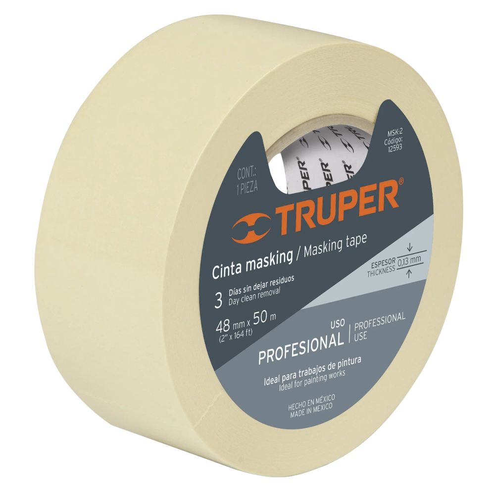ProductoMASKING TAPE 1 X 50MTS TRUPER MSK-1  12591