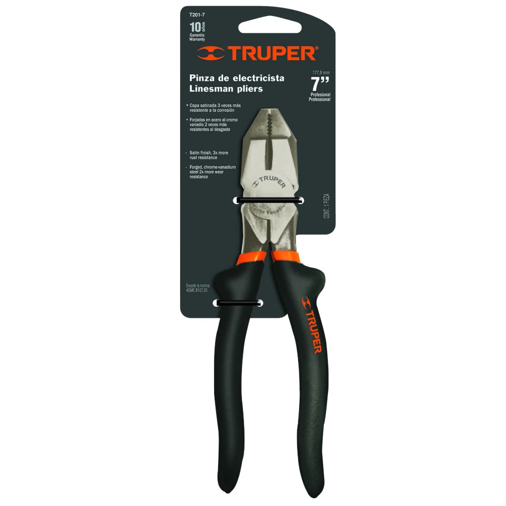 ProductoTENAZA DE COMB. 7 T201-7 TRUPER  17303