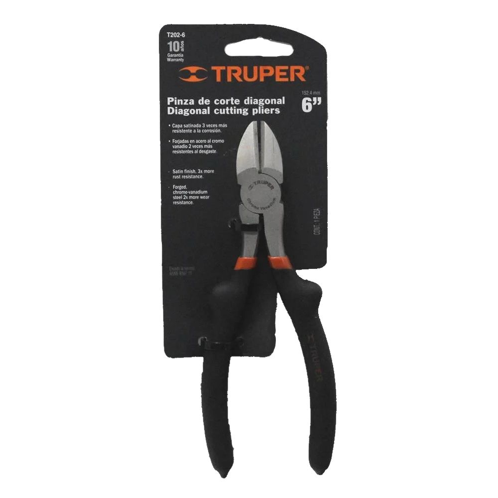 ProductoTENAZA CORTAR ALAMB 6 T202-6 TRUPER  17312