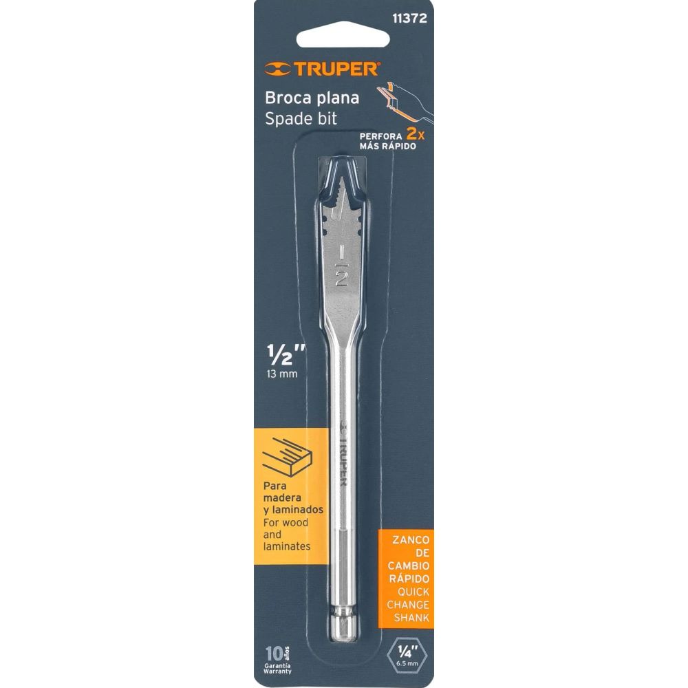 ProductoBROCA  PARA MADERA TRUPER  1/2 TIPO PAL BPT  11372