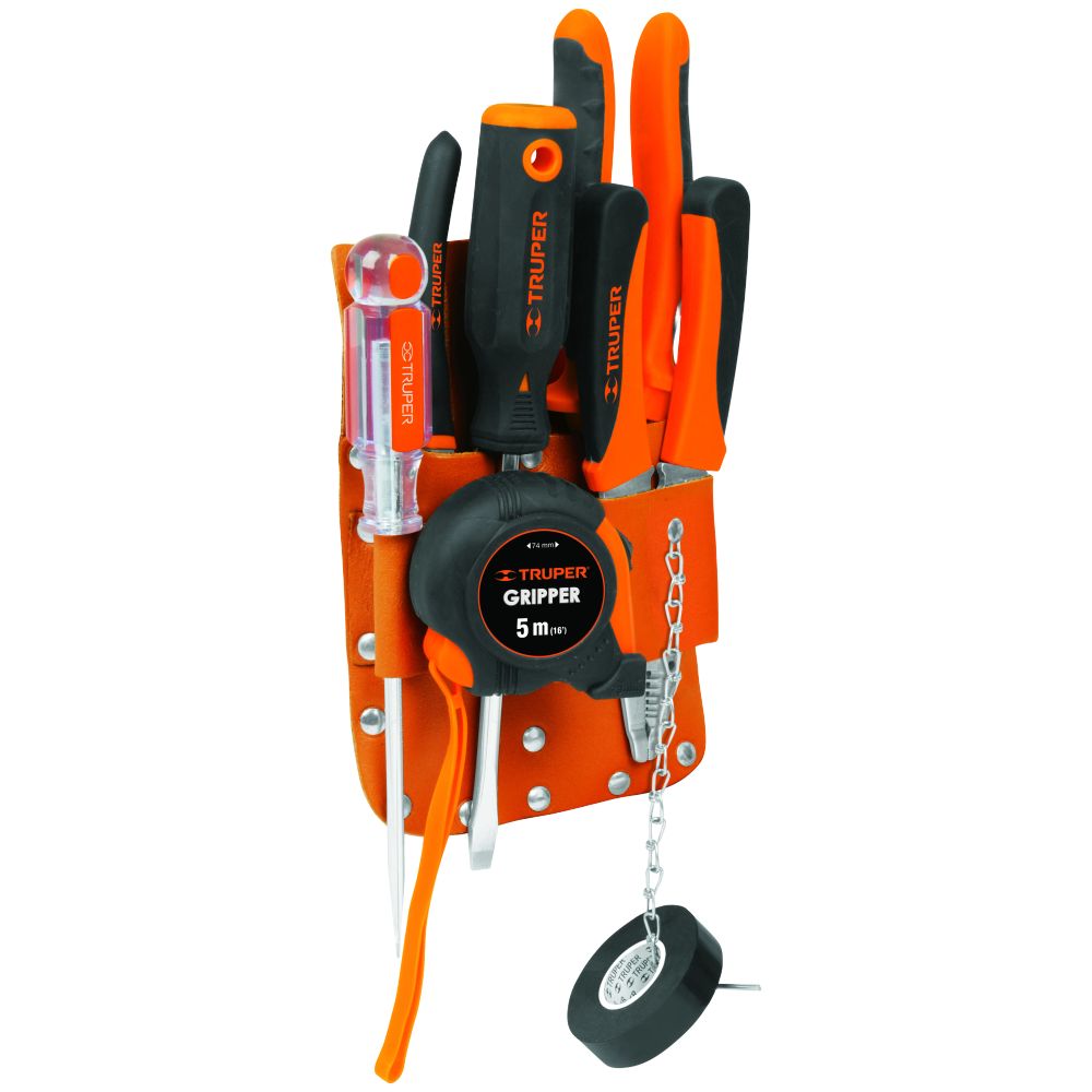 ProductoPORTA HERRAMIENTAS TRUPER POR-HE7E CUERO 11515