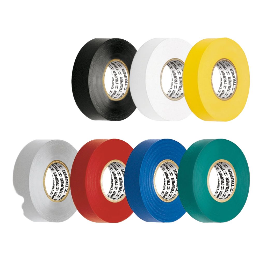 ProductoCINTA AISLANTE 3/4X18MTS M-33R TRUPER ROJA  12504