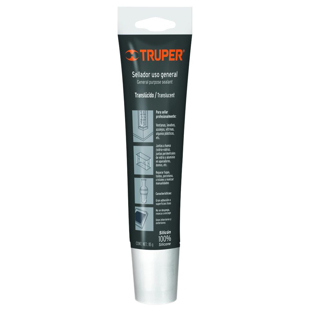 ProductoSILICON 85-GRS TRANSPARENTE TRUPER SIL-85T 17562  17562