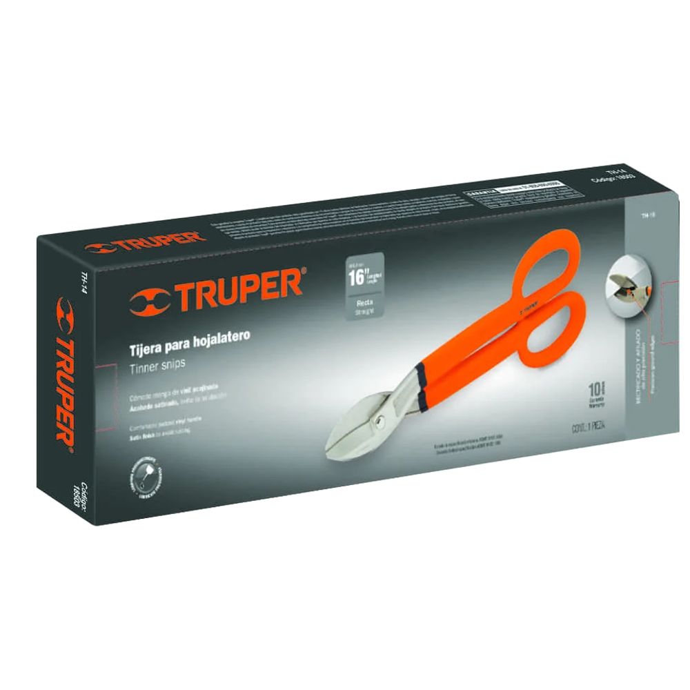 ProductoTIJERA  PARA CORTAR LAMINA 14 TRUPER TH-14  18503