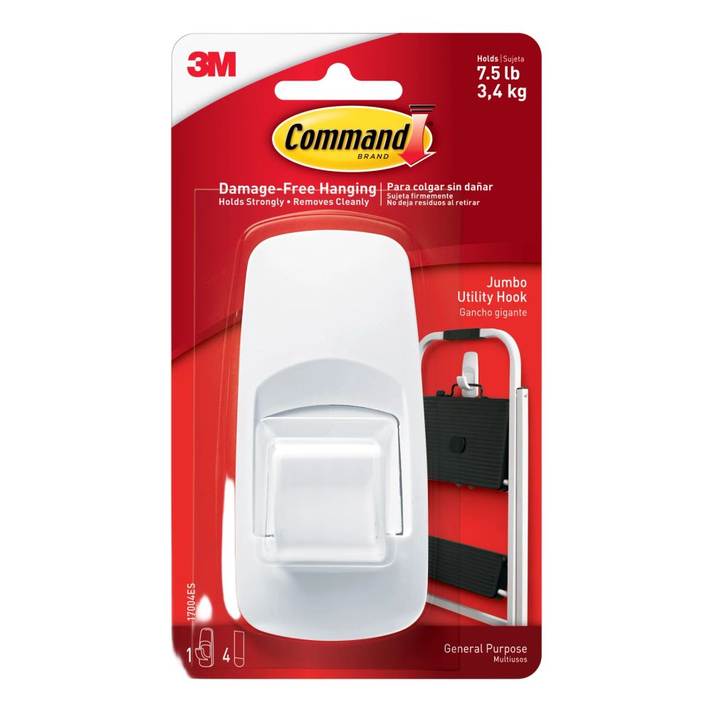 ProductoGANCHO PARA PARED 3M CAPACIDAD 3.4-KG 17004-ES 7100051981