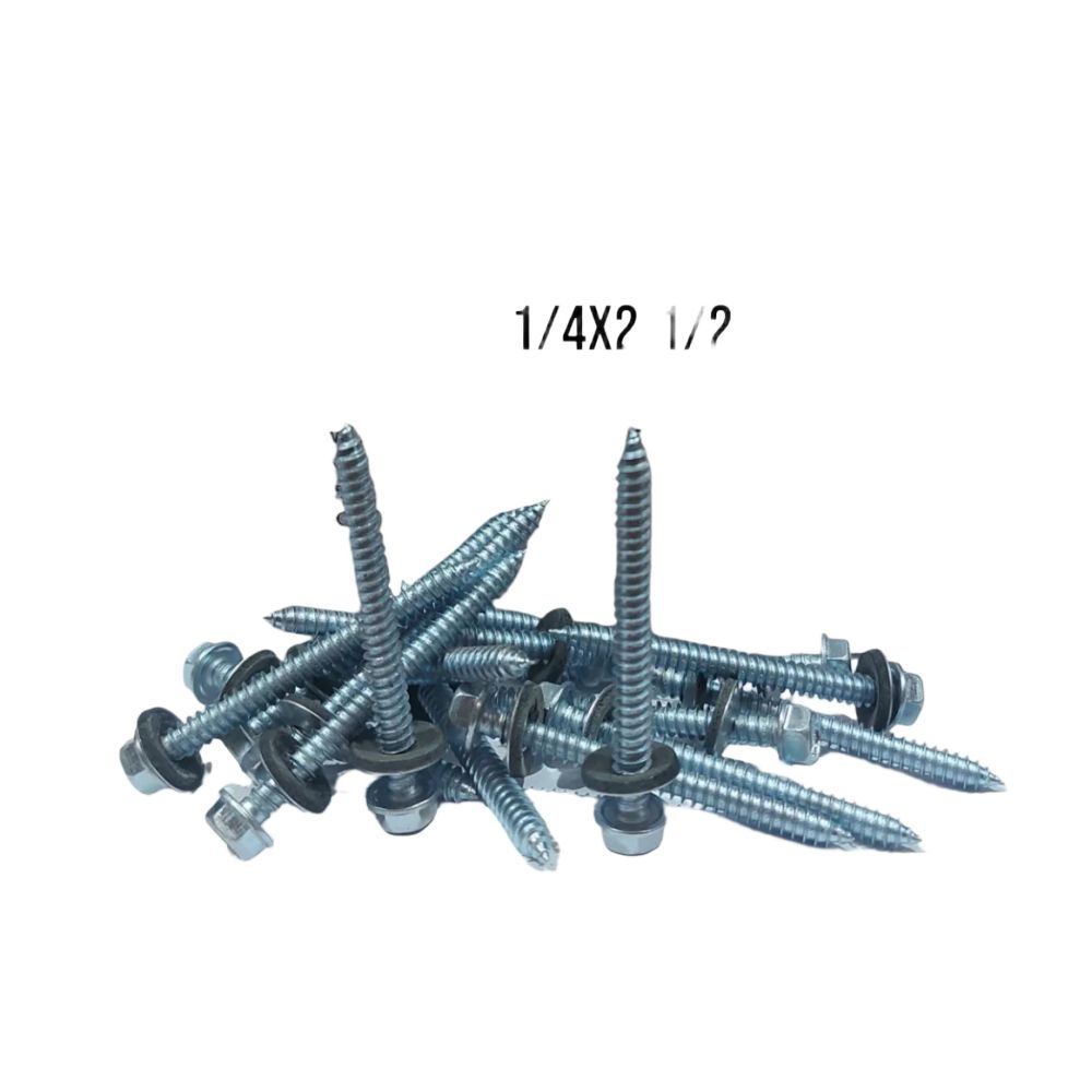 ProductoTORNILLO HEXAGONAL 1/4X 2-1/2 CON NEOPRENO PUNTA FINA