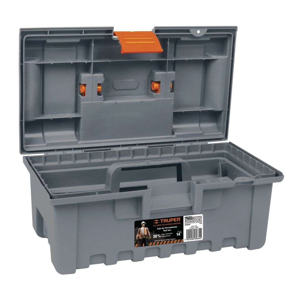 ProductoCAJA  PARA HERRAMIENTA TRUPER 14 GRIS CHA-14G  19855