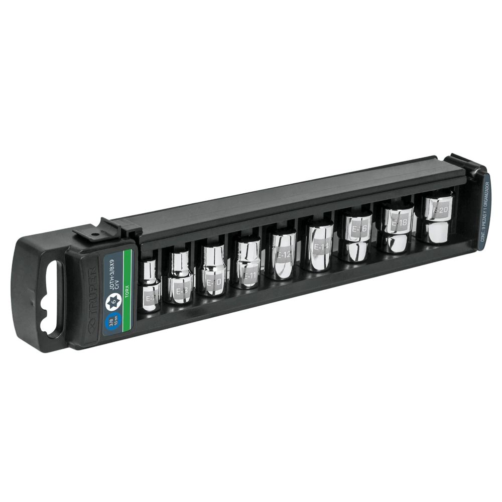 ProductoCUBOS TRUPER 9PCS TORX 3/8 JDTH-3/8X9  10025