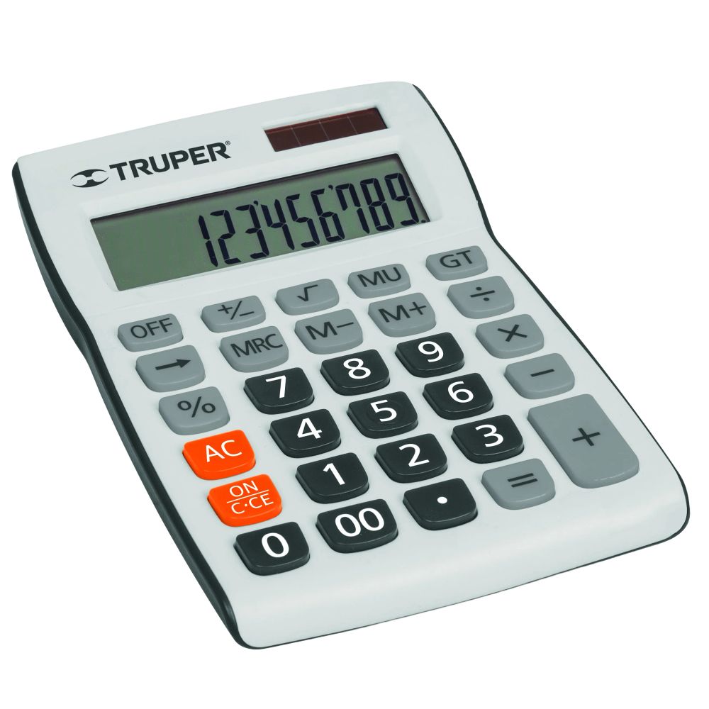 ProductoCALCULADORA DE ESCRITORIO 12 DIGITOS TRUPER CALC-19E 60482