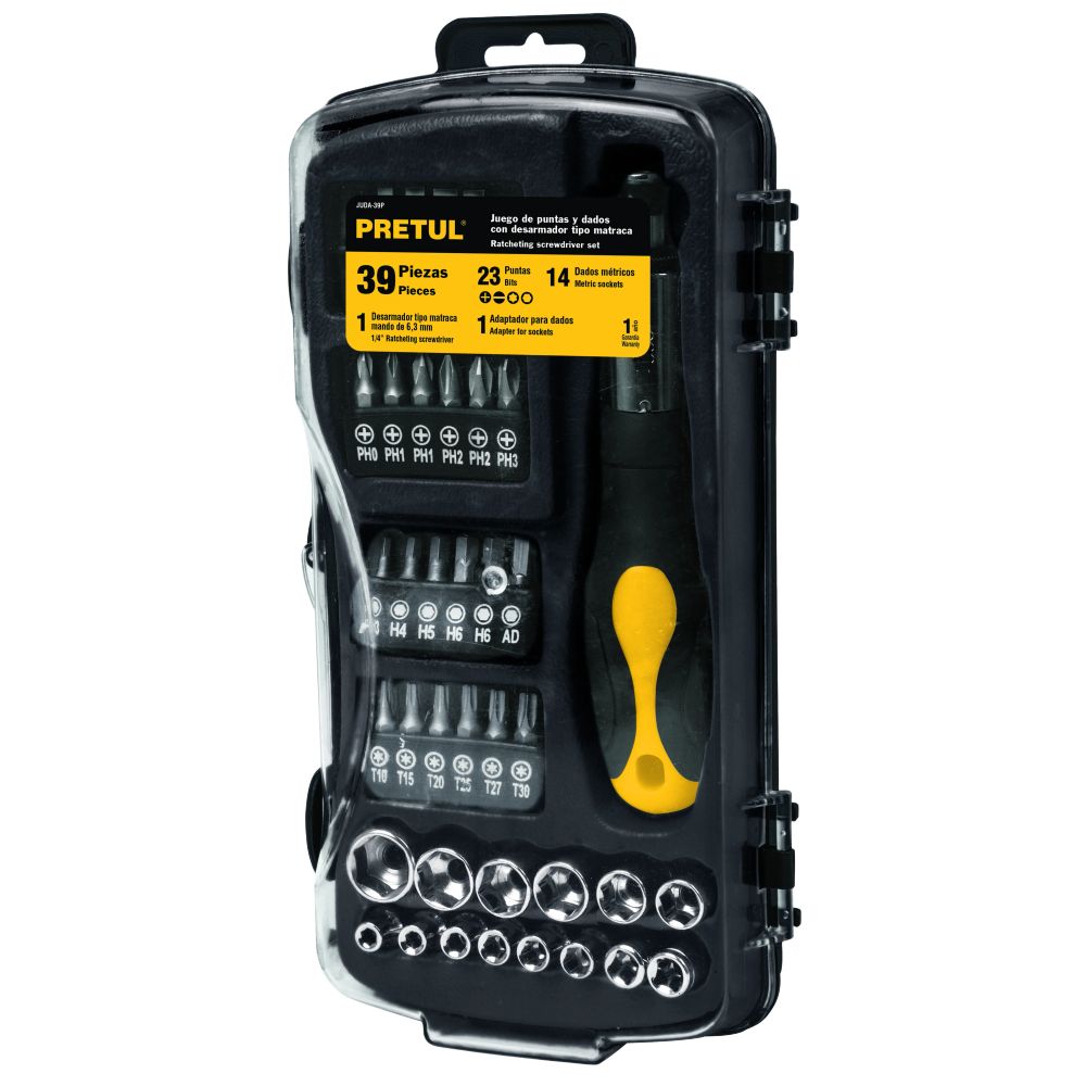 ProductoCUBOS PRETUL 39-PCS CON ESTUCHE JUDA-39 23971