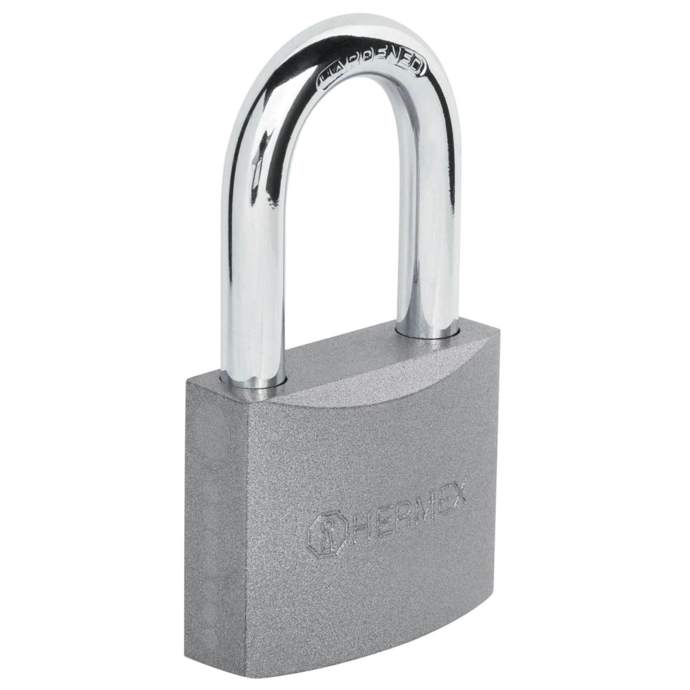 ProductoCANDADO HIERRO HERMEX 25MM GANCHO LARGO BLISTER  43798