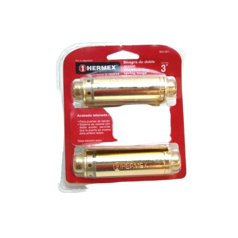 ProductoBISAGRA DOBLE ACCESORIOS 3 HERMEX BID-301 LATON  43182