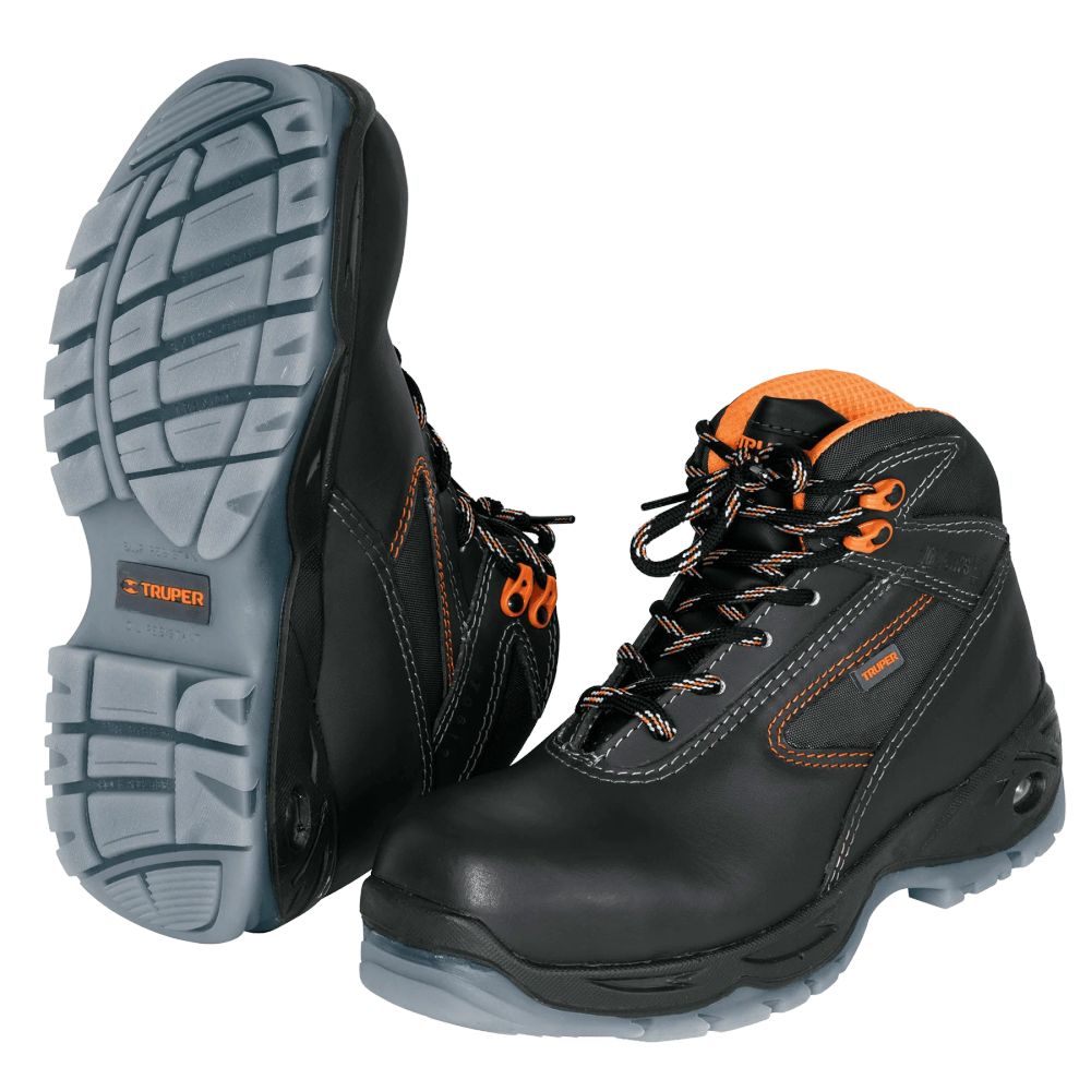 ProductoZAPATO TIPO BURRO CON CUBO INDUSTRIAL TRUPER NO. 6/38 NEGRO 15479