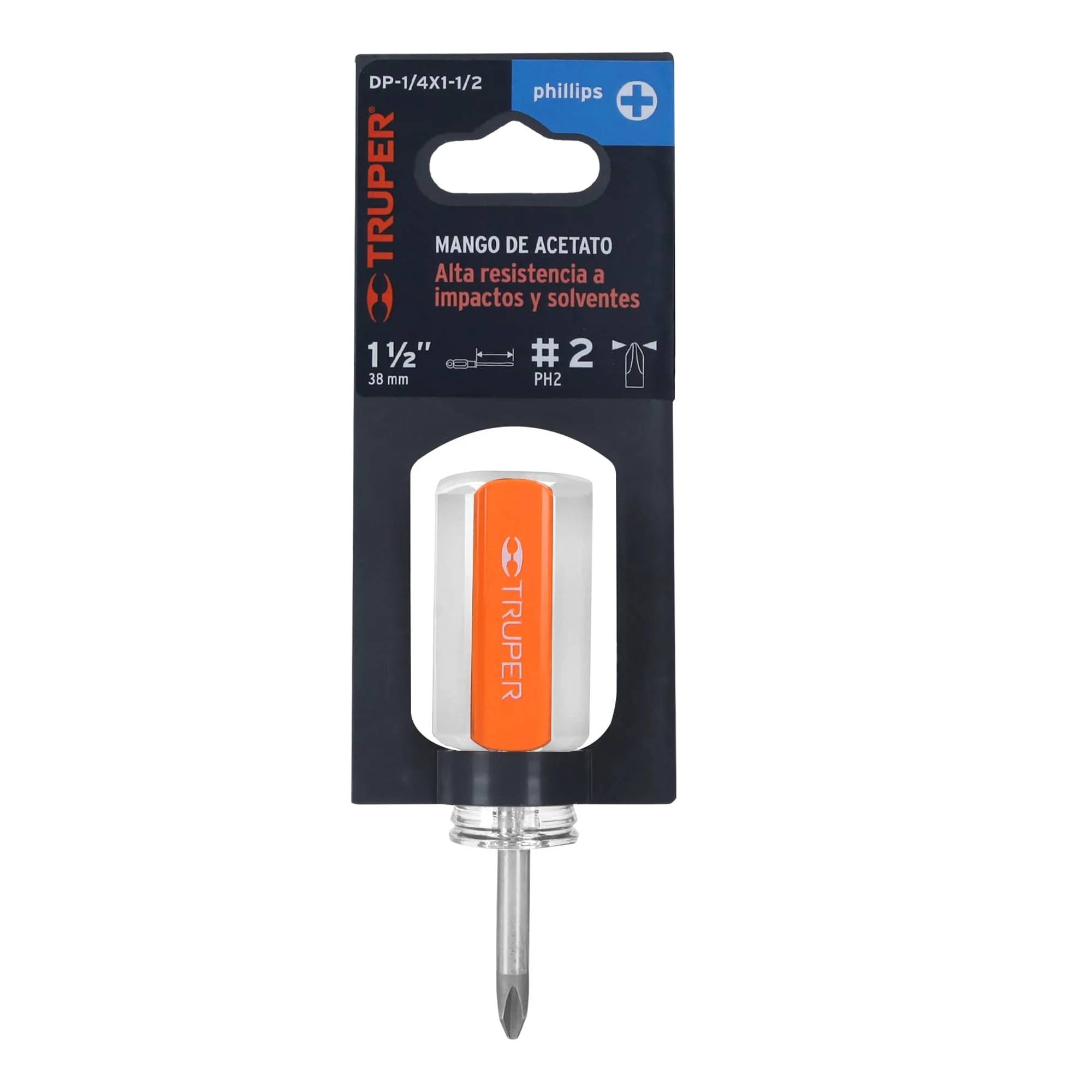 ProductoDesarmador estrella truper dp-1/4x1-1/2 m/trans  14071