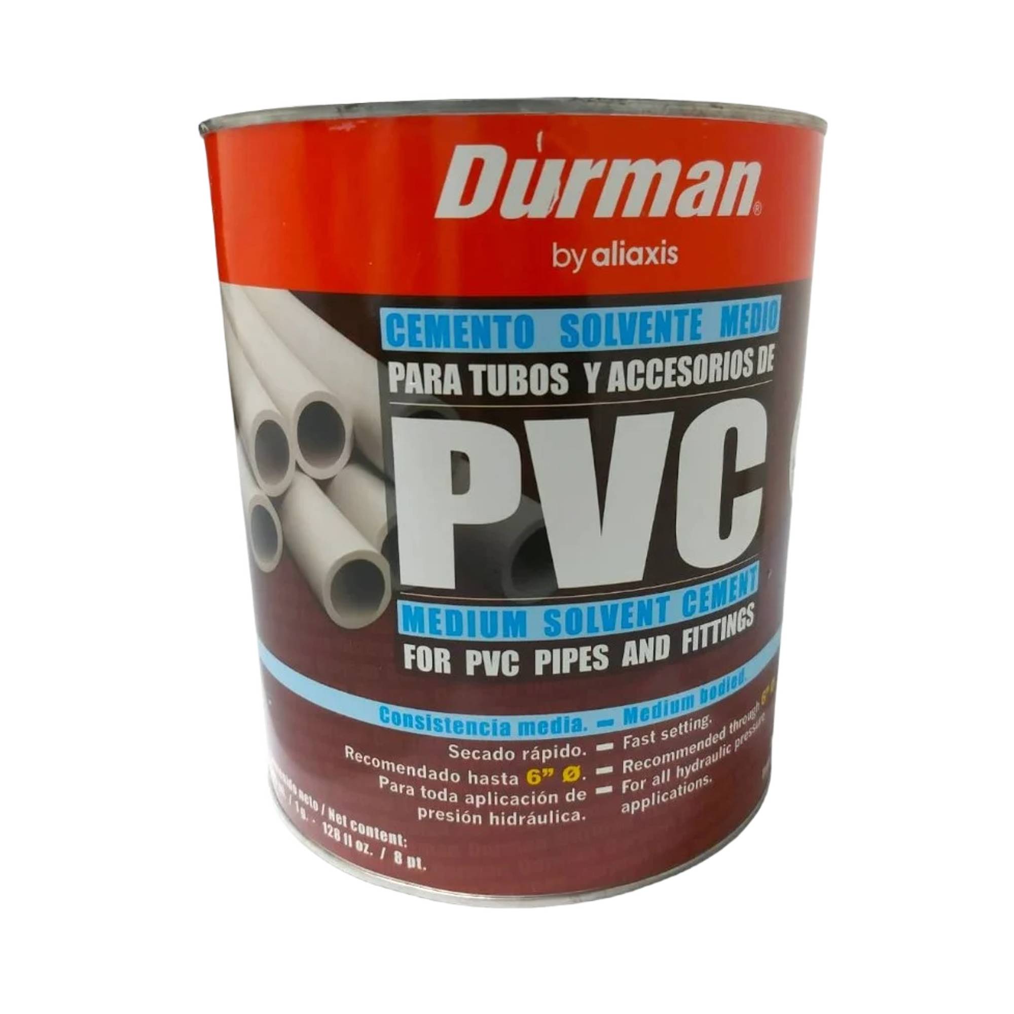 ProductoPegamento pvc lata 1-galon durman 2010694