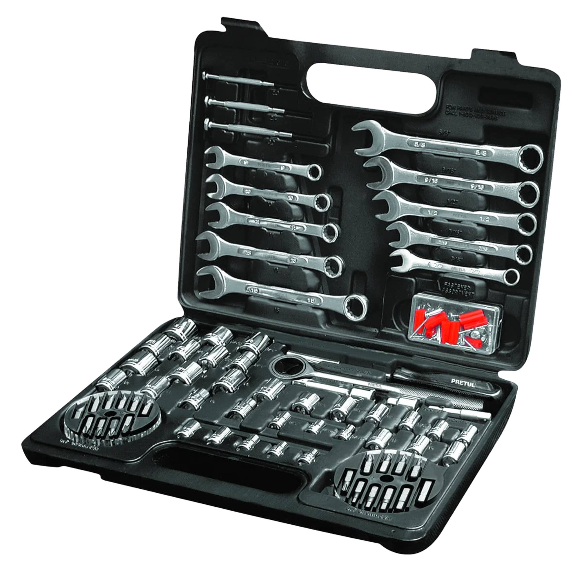 ProductoJuego de herramienta pretul set-100 caja plastico 22980