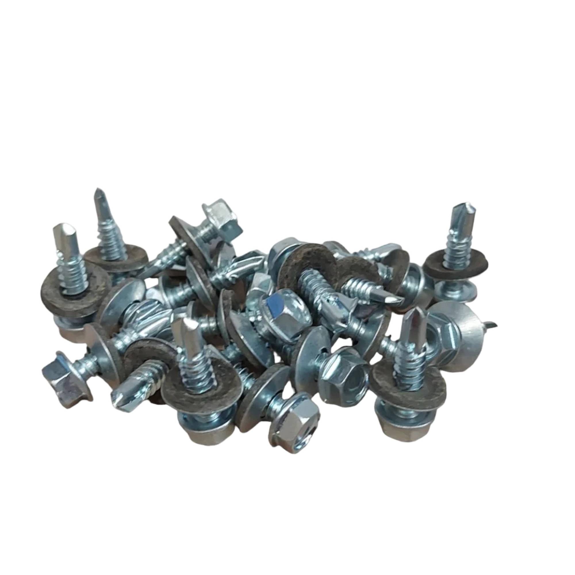 ProductoTornillo punta de broca 1/4 x 1 hexagonal con neopreno